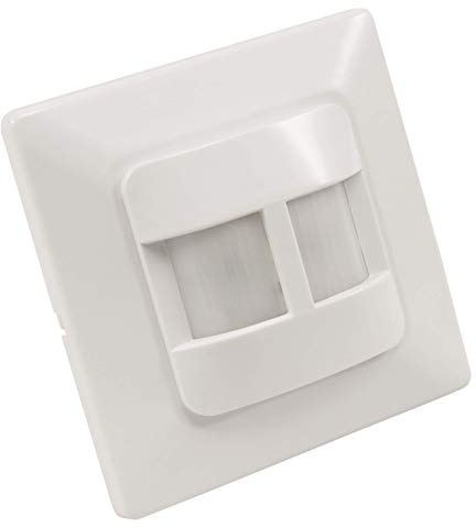 McShine - Unterputz Infrarot Bewegungsmelder Wandmontage | LX-31 | Bewegungs Sensor Erfassungswinkel 190°, 500W, LED geeignet, weiß