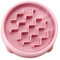 Outward Hound Fun Feeder Slo Bowl - Slow Feeder Dog Bowl - No Bloat - No Choke - Small - Pink