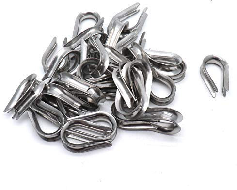 M5 - Capicorda in acciaio inox 5/32- 3/16, 30 pezzi