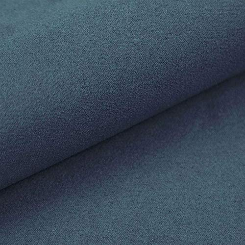 HEKO PANELS 10 Meter Alcala Antara Polsterstoff Möbelstoff Meterware - z.B. Stoff für Stühle oder Eckbank Bezug Blau