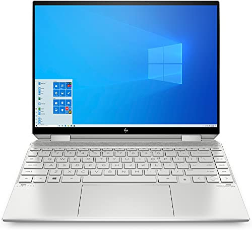 HP Spectre x360 2in1 Laptop | 13,5 WUXGA+ Touchscreen | Intel Core i5-1135G7 (Intel EVO) | 8GB RAM | 512GB SSD, Intel Iris Xe Grafik | Windows 10 | Silber inkl. Pen, USB-C Hub & Lederhülle