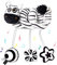 vocheer Autositz Spielzeug für Babys 0-6 Monate Hängende Rassel Bouncer Spielzeug für Krippe Mobile, Infant Spiral Plüsch Kinderwagen Spielzeug, Zebra