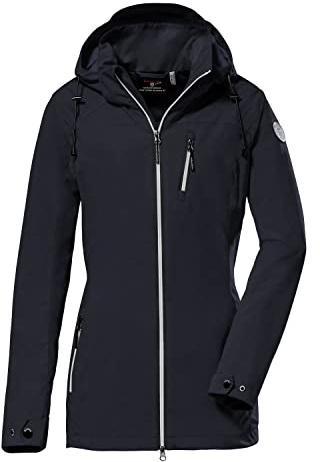G.I.G.A. DX Damen Funktionsjacke/Outdoorjacke mit abzippbarer Kapuze - GS 31 WMN JCKT, dunkelnavy, 40, 38341-000