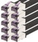 1aTTack.de - 3 m - CAT6a Superflex - Cable de red Ethernet Gigabit LAN RJ45 CAT6 A Cable de conexión 10000 Mbit s SFTP PIMF 500 MHz compatible con CAT6 CAT5 - Negro - 10 unidades