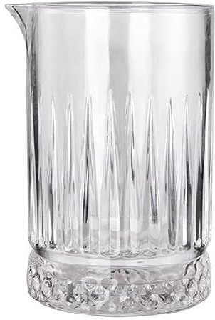 Mixing Glass Verre à Mélange Cocktail Professionnel Timeless pour Barman avec Bec Verseur 75cl Large Capacité Style Rétro Equipement Matériel de Bar Restaurant