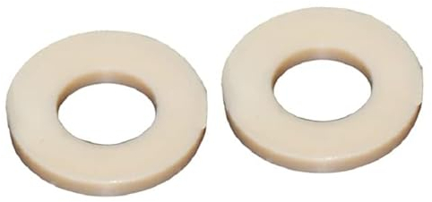 10 Stück M3/M4/M5/M6/M8/M10/M12 flache Unterlegscheiben Abstandshalter für hohe Temperaturen und hohe Beanspruchung-M4, PEEK