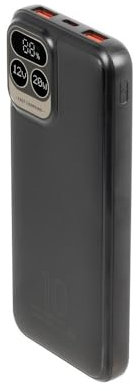 RIVACASE VA2511 Powerbank 10000 mAh, QC/PD 20W Externer Akku, Tragbares Ladegerät, mit LCD Display, 1 Eingang und 3 Ausgänge, USB-C Handy Ladegerät Kompatibel mit iPhone, Samsung, Huawei, iPad