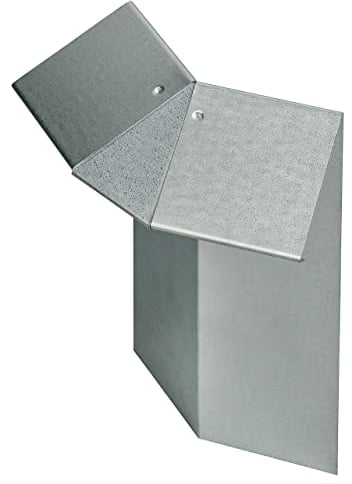 innogard 6033 – Eckverbinder 135 Grad Außen-Eck für Schneckenzaun Typ 2 – Alu-Zink – 1 Eck-Stück zur Beet-Anlage