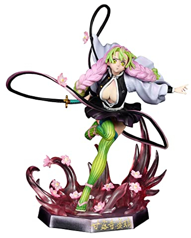 Tongyundacheng Anime Figur Kamado Tanjiro Nezuko PVC Charakter Statue Kanroji Mitsuri/Tokitou Muichirou Actionfigur Sammlung Modell Ornamente Geschenke