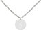DAHEIM Halskette Notenschlüssel - filigrane Kette Musik und Noten für Damen und Frauen, Heimat-Schmuck Violin-Schlüssel aus Edelstahl (silber-farben) DHK308