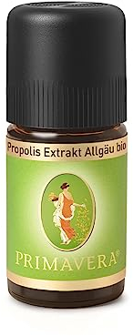 PRIMAVERA Propolis Extrakt Allgäu bio 5 ml - Aromaöl, Duftöl, Aromatherapie - beruhigend, stärkend
