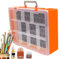 Evemodel 1 Set Modell Farbflasche Organizer Flaschenhalter Tabletop Farben Aufbewahrung (Doppelte Aufbewahrungsbox)