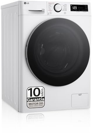 LG F2DR5S09A1W - Lave-linge Intelligent, Sèche-linge 9/5kg, AI-Direct Drive, 1400RPM, Chargeur Frontal, TurboWash 360°, Vapeur Vapeur Série 500, Blanc