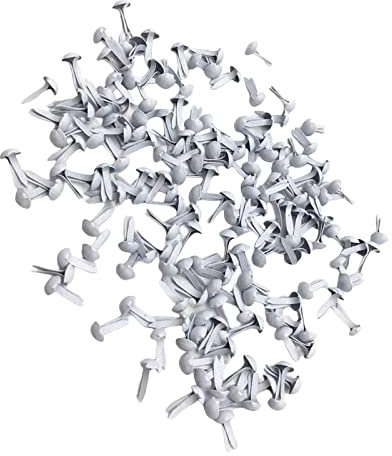 200 x Mini-Heftklammern aus Eisen, Dekoration für Sammelalben, Kunsthandwerk