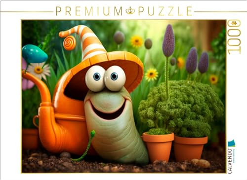 CALVENDO Puzzle Gartenschnecke | 1000 Teile Lege-Größe 64 x 48 cm Foto-Puzzle für glückliche Stunden