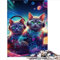 Magic Art Cat-Puzzles für Erwachsene, 1000 Teile, für Erwachsene, Premium-Karton, tolles Geschenk für Erwachsene | Spiele und das Puzzle 1000 Teile (26x38cm)