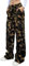 Nuofengkudu Femme Camouflage Cargo Pantalon Jogging Large Droit Zip Poches Laterale Taille Haute Elastique Ample Stretch Bas de Survetement Pantalons de Sport Travail Y2K Randonnee Vert B M