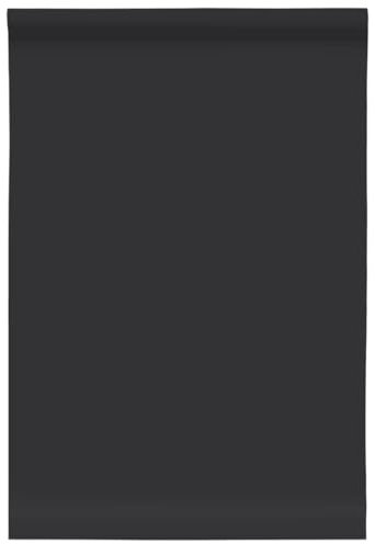 vidaXL Adesivo per Mobili Autoadesivo Nero Opaco 90x500 cm in PVC