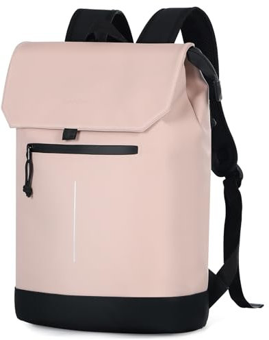 Lekeinchi Waterproof Laptop Backpack for Women - cabin bag with 15.6inch Laptop Compartment, Elegant Daypack Daypack Travel Back pack Women City Backpack for University School,Pink