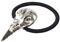 Totenkopf-Haarband für Damen, 3D-Punk-Haarbänder, Teenager, Mädchen, Vintage-Stil, Pferdeschwanz, Haarband, Kopfschmuck