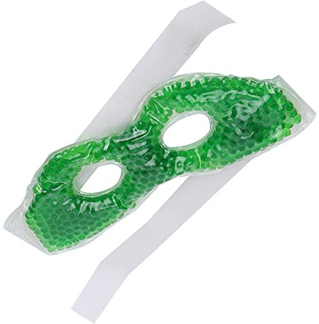 Gel-Perlen-Augenpackung, Kühlende Therapie-Abdeckung, Heim- und Reisegebrauch, Grün