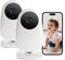 nooie 2K Babyphone mit Kamera und App, Smart Babyphone WLAN mit Nachtsicht, Weinen/Bewegung/Geräuscherkennung, 2-Wege-Audio, Funktioniert mit Alexa, APP-Steuerung, Cloud/SD-Speicher
