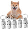 Supvox 6St Hunde-ID-Röhre Namensschilder für Hunde personalisiert Platte gravierte Hundemarken Namensschild für Haustiere Adressanhänger für Haustiere PET-ID-Röhre Katze-ID-Röhre Silver