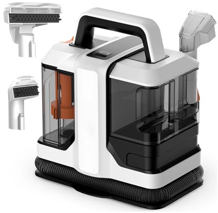 Boyuan Limpiador Textil Aspiradora De Agua Tapiceria, Limpia Tapicerias Sofa, Depósitos De Agua Limpia Y Sucia Extraíbles, Potente Succión, Colchones/Alfombras/Sofás