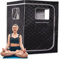 Sauna Portable, Tente de sauna for 2 personnes, kit de sauna portab for la maison, spa for tout corps, grand espace for deux personnes, vapeur non incluse(1 People Tent Grey)