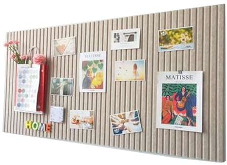 LUPATDY Pinnwand 60 * 40cm, Filz Pinnwand Selbstklebend Memotafeln Bulletin Board, Memo Filzboards Wanddekoration, Visionboard 0,9cm Dick, Faltbare Fototafel mit Pinnadeln Kamel