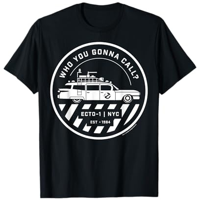 Ghostbusters Ecto 1 T-Shirt mit kreisförmiger Logo-Grafik T-Shirt