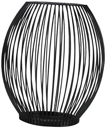 Mobestech Candelabro De Hierro Adorno Artístico De Hierro Portavelas Decoración Hogar Multiusos