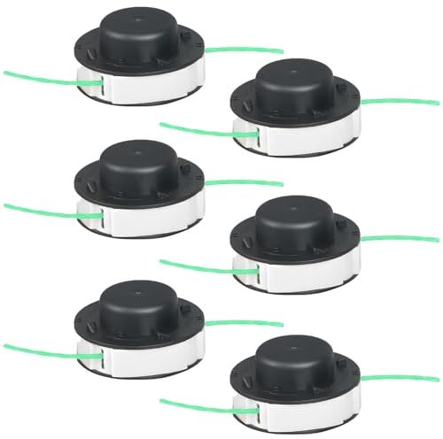 Dxyue Lot de 6 bobines de fil de rechange pour débroussailleuse Stihl Autocut 2-2 FSA 56, fournitures de jardinage