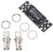 Pyhodi Kit PCB QRP SWR METER, Display di Alimentazione SWR in Tempo Reale da 1-50 MHz 10W con Cuscinetti BNC Rimovibili per Amplificatore di Potenza Radio a Due Vie