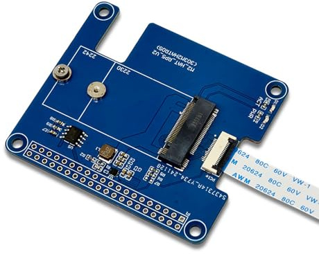 Wsdsgz 1. PCIe Meter.2-Erweiterungs HAT Für Gooseberry Ratio 5 Mit Verbesserter Wärmewiderstandskompatibilität