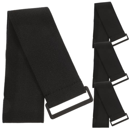 LIFKICH Mehrzweck Elastische Klett Armbänder 4 Stück 50x500mm Wiederverwendbare Spannbänder für Kabelmanagement und Sportaktivitäten