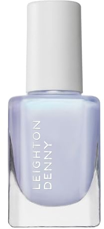 LEIGHTON DENNY Nail Illuminator Hazy Lilac | Brightening Nail Polish & Base Coat Treatment | Vegan Plant-Based