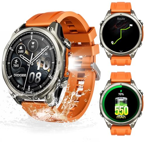 Anywise W1 Pro Reloj inteligente Mujer Hombre,GPS De Doble Frecuencia Con Mapas Sin Conexión Smartwatch Para Android e iOS,5ATM Waterproof 1,43''AMOLED,170+ Sports Modes/12 Days Battery/3 Strap