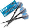 Shot Steel Darts Zen Roshi Match Dart 90% Tungsten Steeltip Darts | Soft Dart Hochwertiges Tungsten Dart Set mit Schäften und Flights Made in New Zealand (23 Gramm)