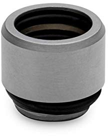 EK-Quantum Torque Micro HDP 12 mm Hard-Tube Fitting - Satin Titanium