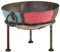vidaXL Feuerstelle Feuerschale Feuerkorb Gartenfeuer Gartenofen Terrassenofen Terrassenfeuer Garten Terrasse Ø 40cm Bunt Rustikal Eisen