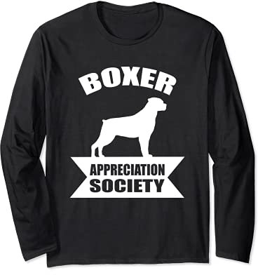 Boxer Dog Long Sleeve T-Shirt
