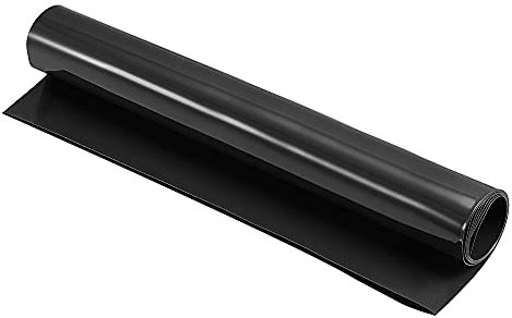 sourcing map Guaina termorestringente in PVC per batteria, 450 mm, piatta, 1 m, colore nero, buon isolamento per pacco batteria