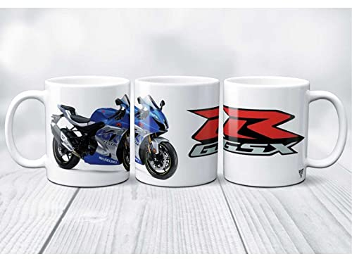 SUPER FABRIQUE Mug/Tasse en céramique Mug Logo moto Suzuki GSXR, imprimée en France