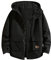 Norway Winterjacke Parka Herren Dick Warme Übergröße Steppjacke Winddichte Gefütterter Warmer Anorak Outdoor SKI Snowboard Jacke Mit Kapuze für den Winter M-5XL (04-Schwarz, 4XL)