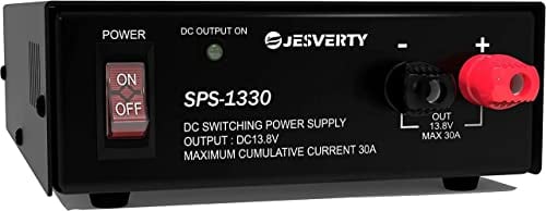 Fuente de alimentación de Banco Compacto Universal 13.8V 30A- Convertidor de CA a CC de Laboratorio doméstico regulado de - Jesverty SPS-1330