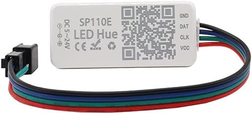 Bluetooth Controller SP110E LED Controller Bluetooth Smart iOS/Android App 1024 Pixel für SK6812 RGB RGBW APA102 WS2801 RGB/RGBW LED Streifen DC 5-24V