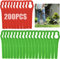 200 Pcs Plastic Grass Trimmer Blades, Cordless Strimmer Blades 83 mm Lawn Mower Cutting Blades Garden Mower Replacement Blades for Einhell Grass Strimmer-Red+Green
