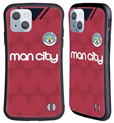 Head Case Designs Officially Licensed Manchester City Man City FC 1989 Away Retro Kits Hybrid Case Compatible With Apple iPhone 14