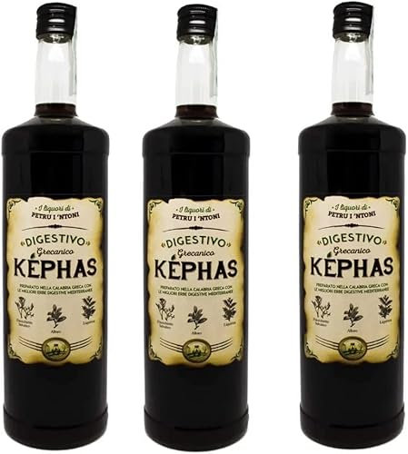 Amaro Képhas, Liquore Digestivo Grecanico alle erbe, Calabrese, Formato Convenienza 1 Lt Di Petru I Ntoni (3)